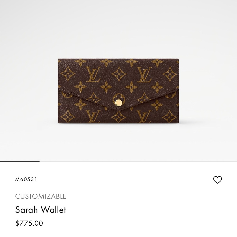 Louis Vuitton Monogram Brown Wallet